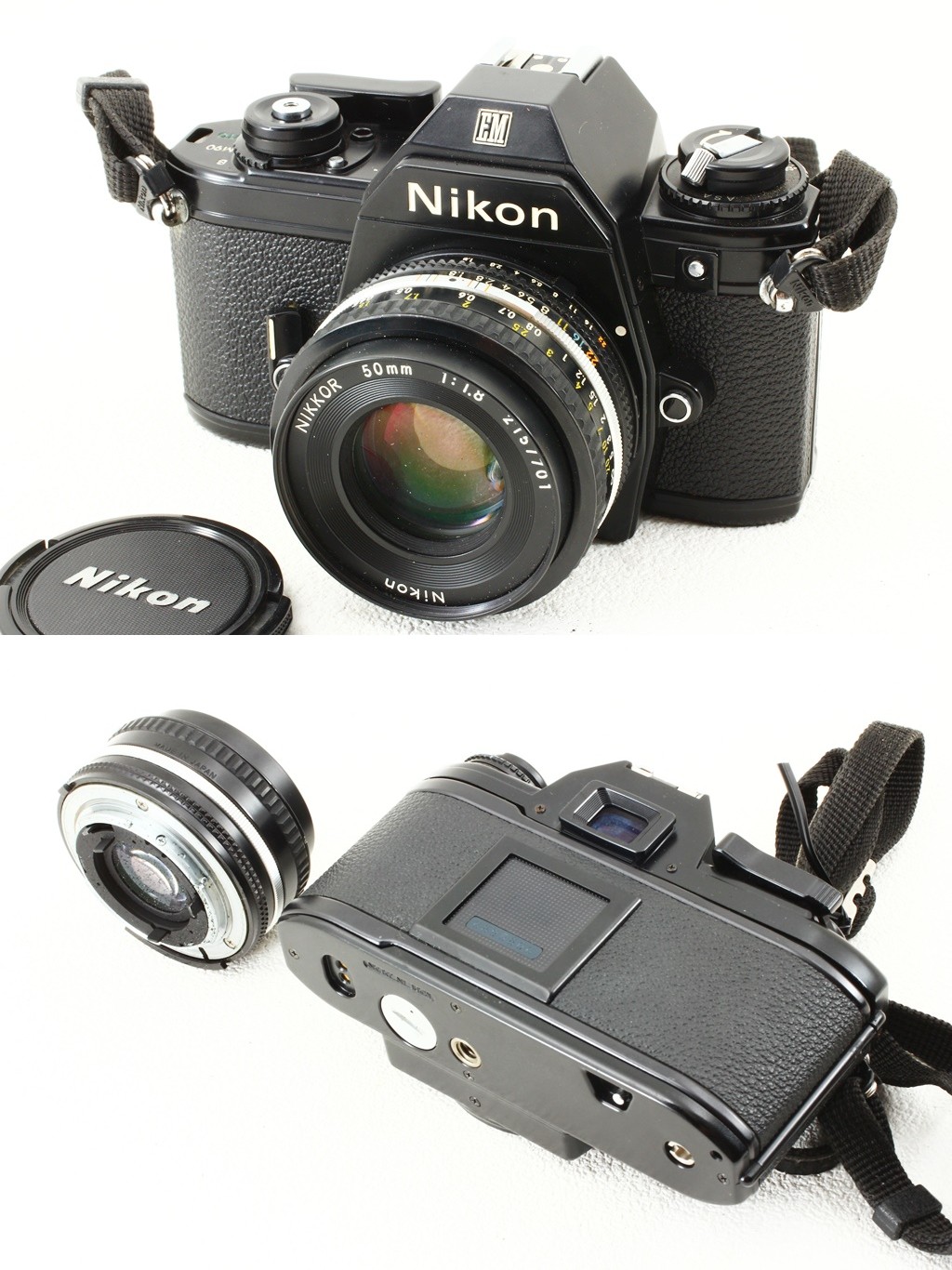 S ジャンク Nikon EM 一眼レフ フィルムカメラ レンズ 50mm 1