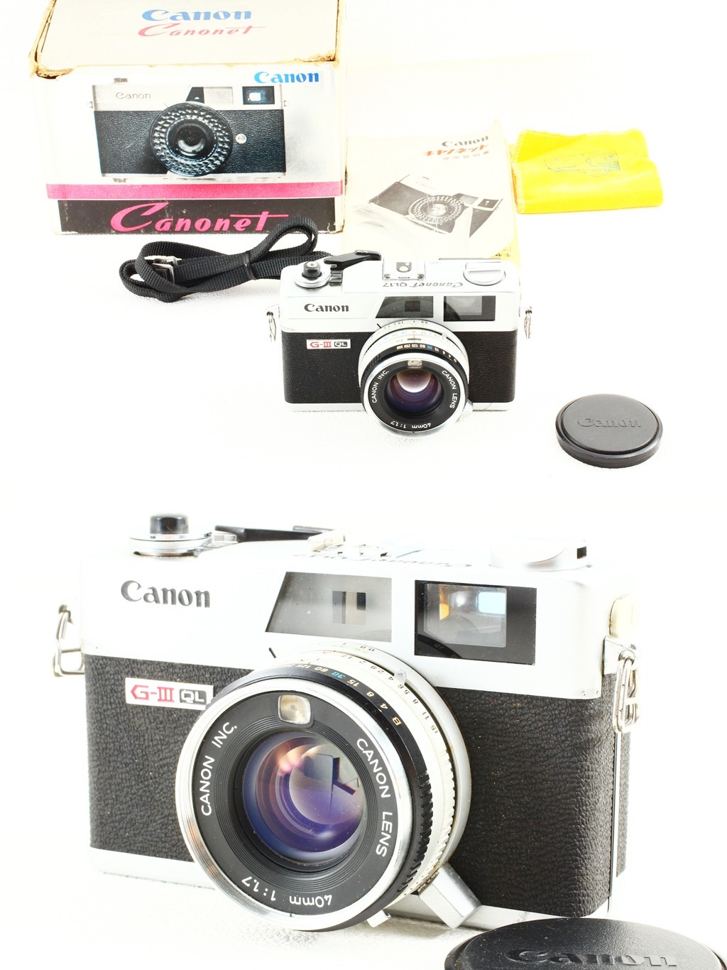 整備済 並品レッド CANON Canonet QL17 GIII 露出計X 整備済 並品