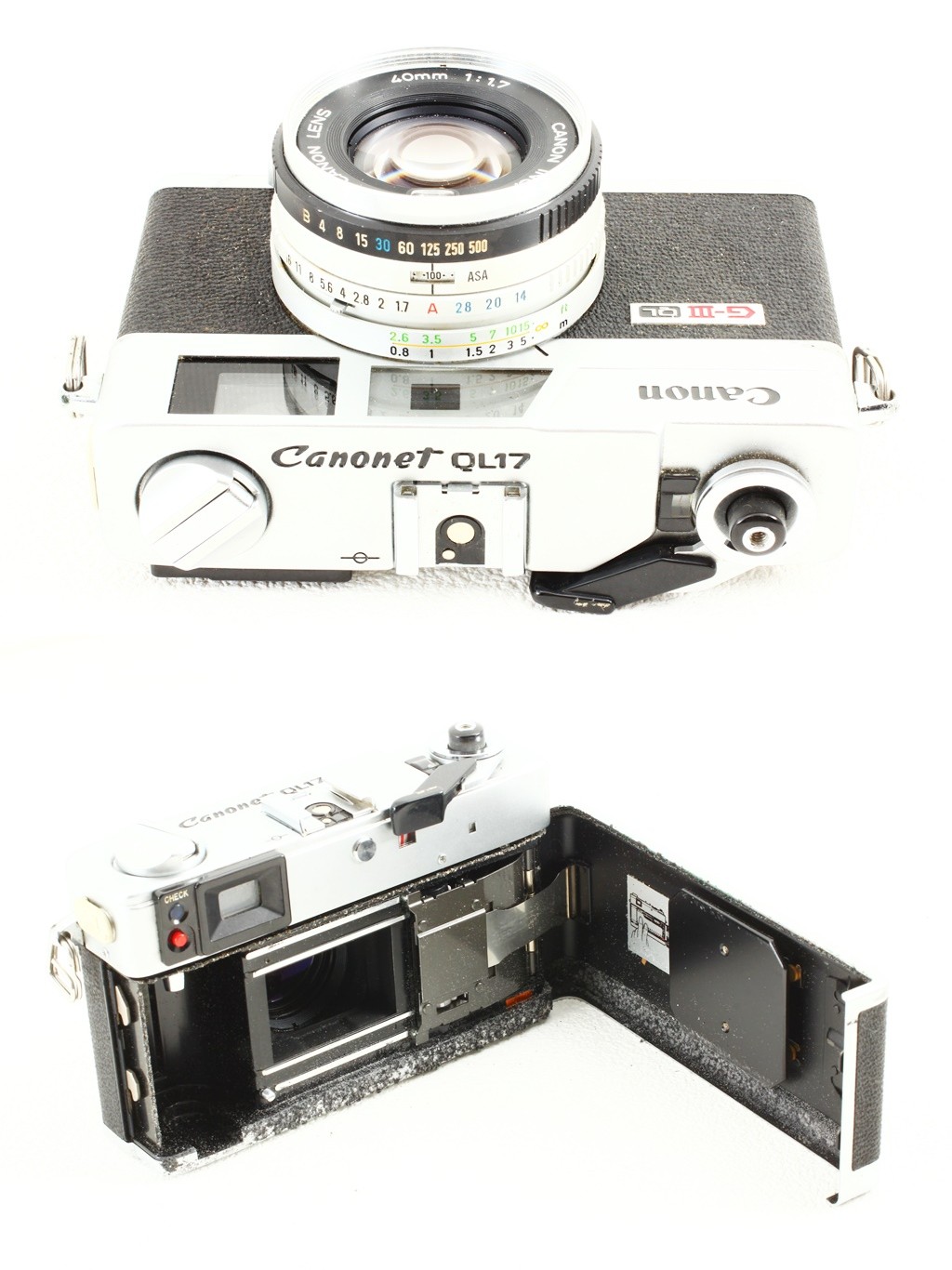 整備済 並品レッド CANON Canonet QL17 GIII 露出計X 整備済 並品