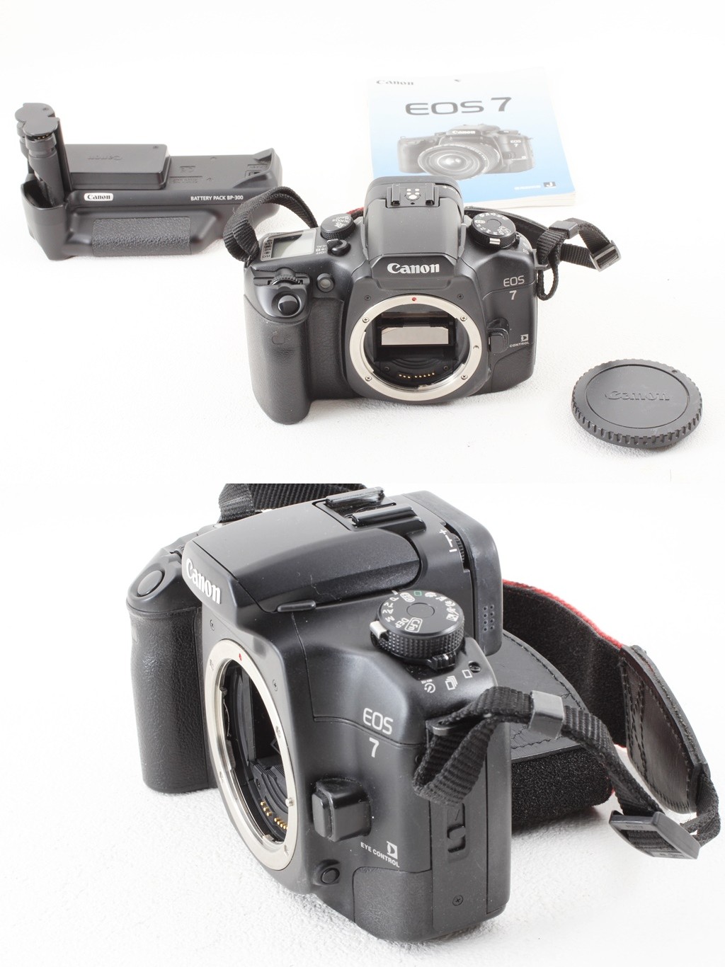 極美品Canon EOS 7 一眼レフカメラ BP-300付き Canon EOS 7 フィルム一眼レフカメラ BP-300