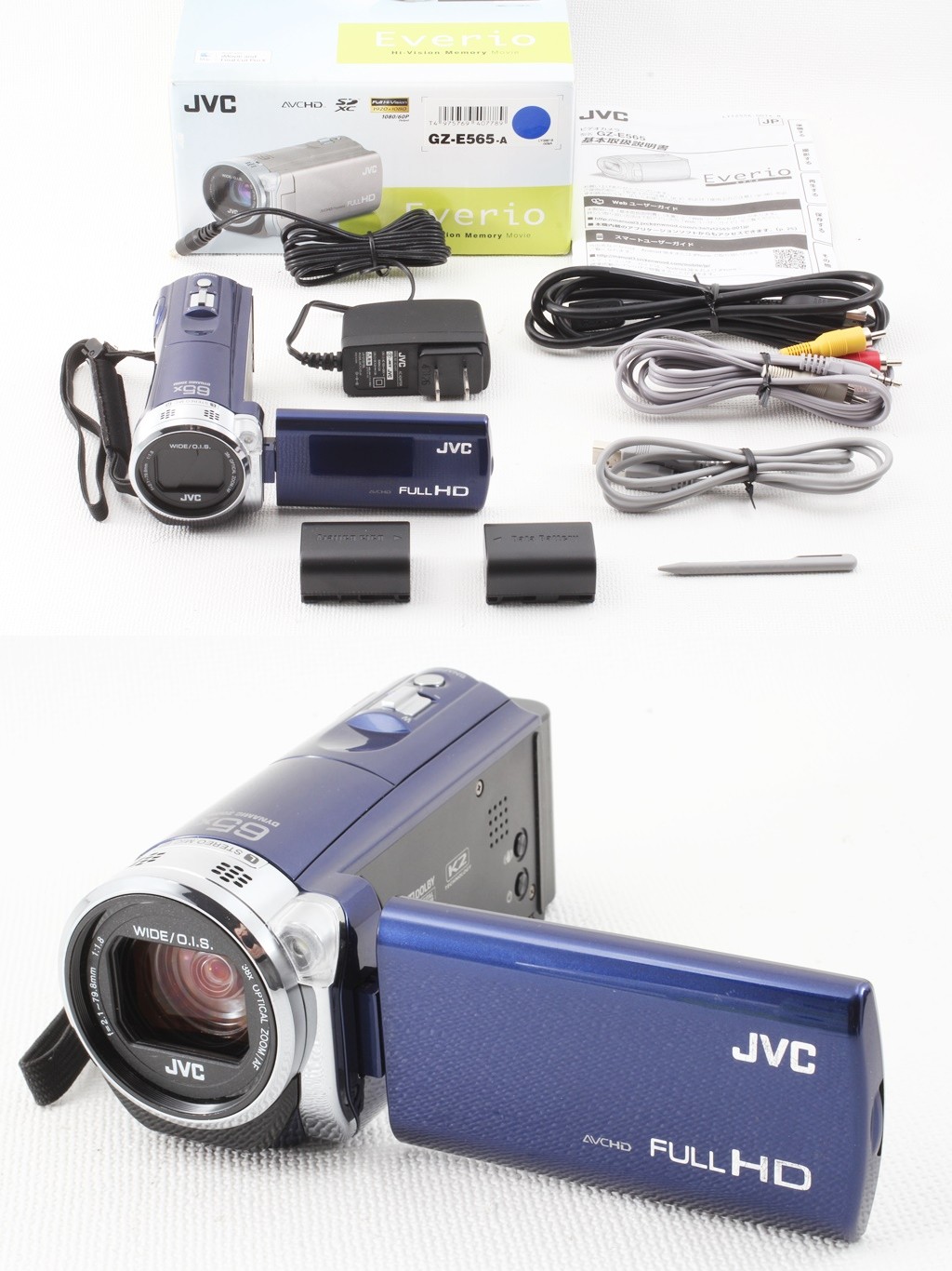 Victor・JVC GZ-E565-N☆SDカード付き☆ - カメラ